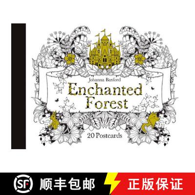 【3-4周达】Enchanted Forest: 20 Postcards: 20 Postcards [9781856699792]