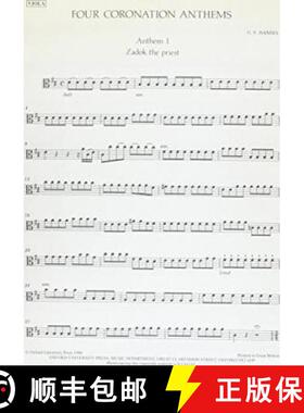 【3-4周达】Four Coronation Anthems: Viola (Viola) (Viola) [9780193352711]