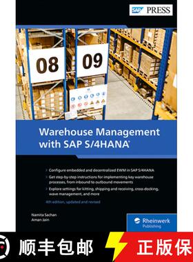 【3-4周达】Warehouse Management with SAP S/4hana: Embedded and Decentralized Ewm [9781493225897]