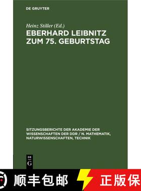 【3-4周达】Eberhard Leibnitz zum 75. Geburtstag [9783112547915]
