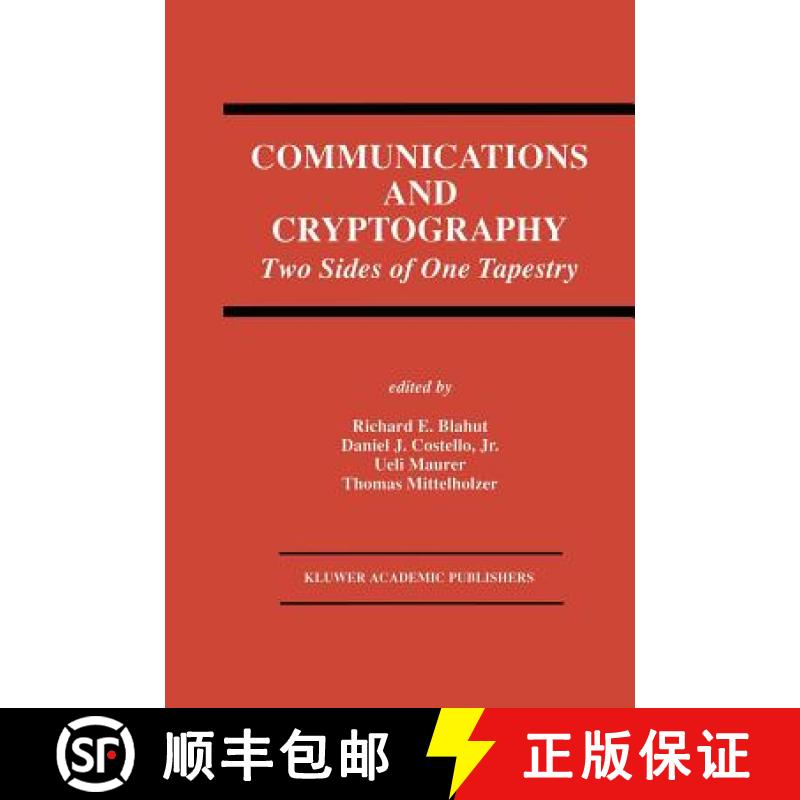 【3-4周达】Communications and Cryptography: Two Sides of One Tapestry [9780792394693]