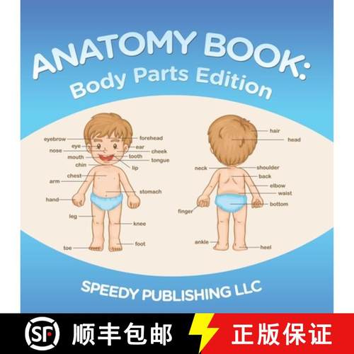 【3-4周达】Anatomy Book: Body Parts Edition [9798869456199]