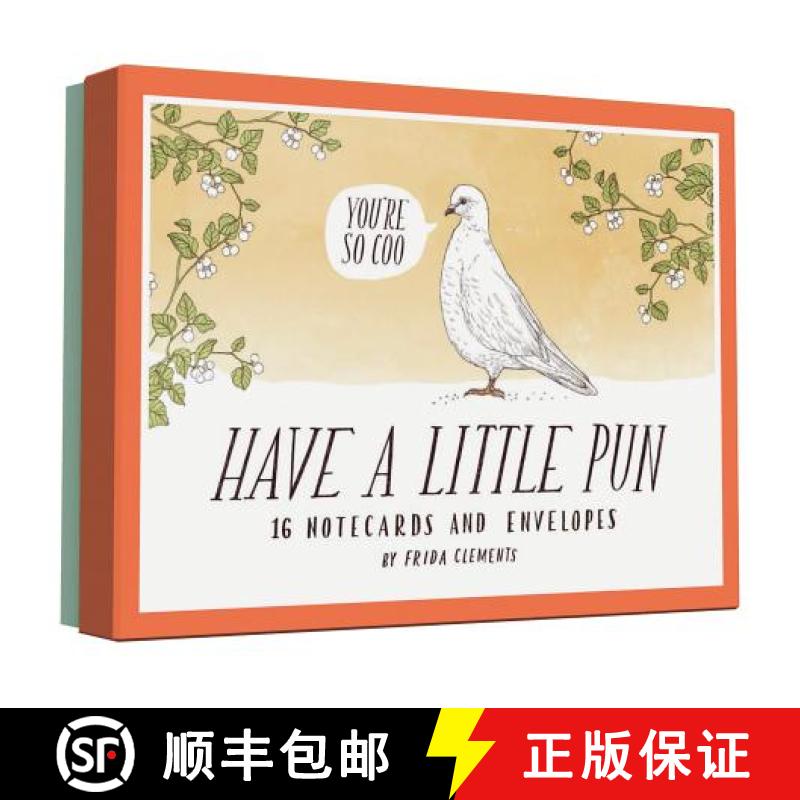 【3-4周达】Have a Little Pun: 16 Notecards and Envelopes [9781452144177]
