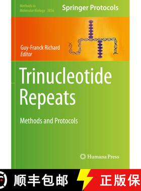 【3-4周达】Trinucleotide Repeats: Methods and Protocols [9781493997862]