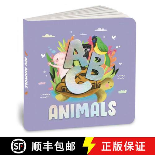 【3-4周达】ABC Animals : An Engaging Illustrated Board Book | Discover A to Z Animals for Kids, Toddl... [9789815233452]