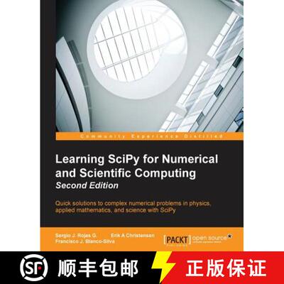 预订 Learning SciPy for Numerical and Scientific Computing - Second Edition [9781783987702]