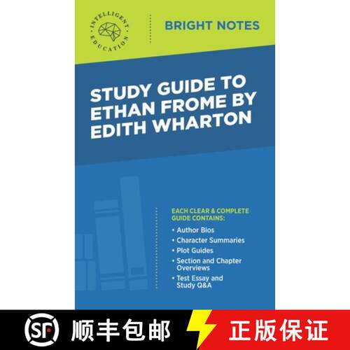 【3-4周达】Study Guide to Ethan Frome by Edith Wharton [9781645420866]