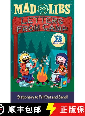 【3-4周达】Letters from Camp Mad Libs: Stationery to Fill Out and Send! Includes 28 Stickers Too! [Wi... [9780843118278]