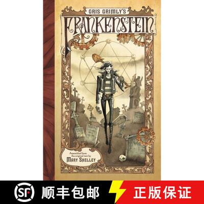 【3-4周达】精装 Gris Grimly's Frankenstein: A Graphic Novel [9780061862977]