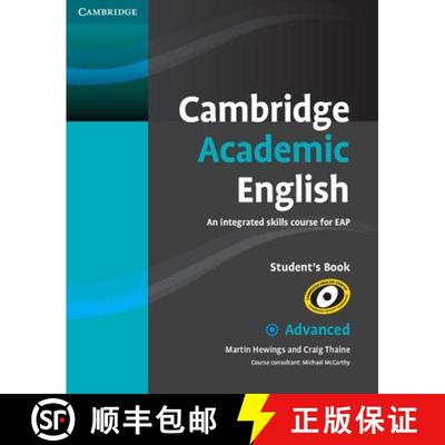 现货 剑桥学术英语 Cambridge Academic English C1 Advanced Student's Book: An Integrated Skills Course ... [9780521165211]