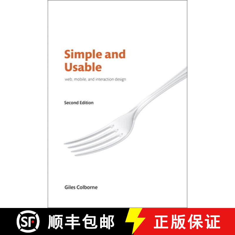 【3-4周达】Simple and Usable Web, Mobile, and Interaction Design [9780134777603]