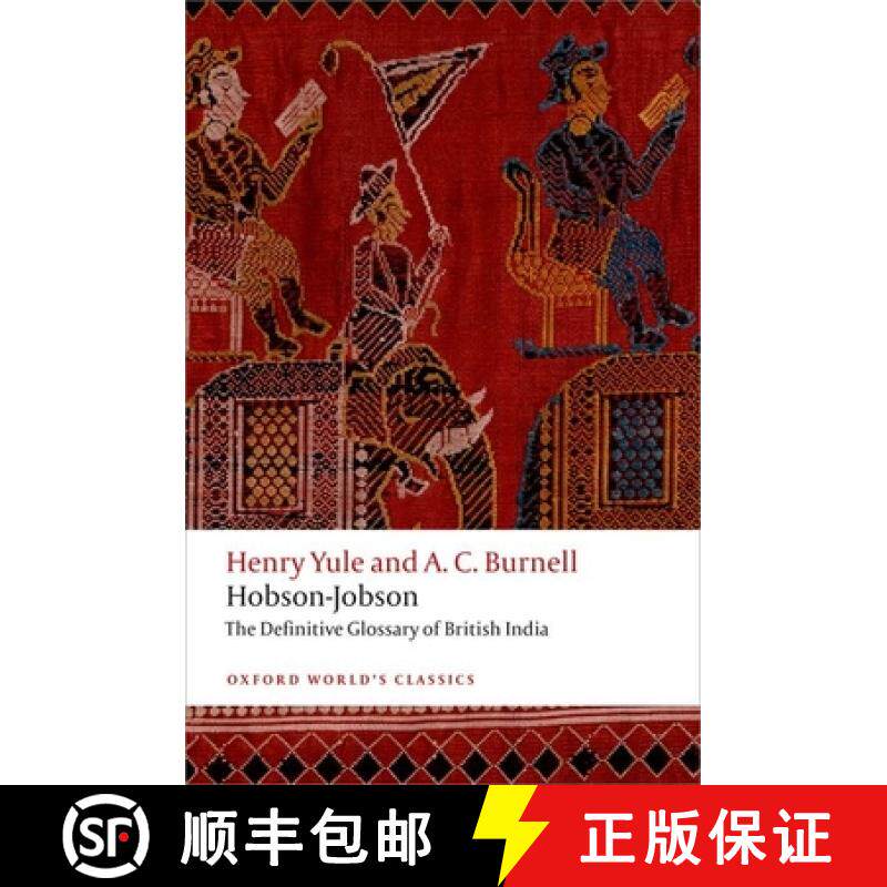 【3-4周达】霍布森-乔布森  Hobson-Jobson: The Definitive Glossary of British India [9780198718000]