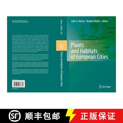 【3-4周达】精装 Plants and Habitats of European Cities [9780387896830]
