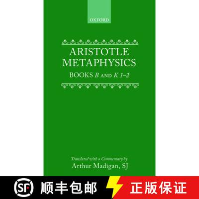 【3-4周达】Aristotle: Metaphysics Books B and K 1-2 [9780198751052]