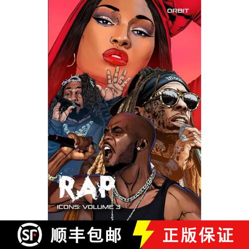 【3-4周达】Orbit: RAP Icons: DMX, Megan Thee Stallion, Kendrick Lamar, Lil Wanye [9781966879343]
