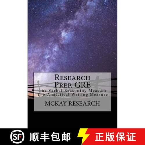 【3-4周达】Research Prep. GRE: The Verbal Reasoning Measure, The Analytical Writing Measure [9780578404479]