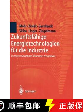 【3-4周达】Zukunftsfähige Energietechnologien Für Die Industrie: Technische Grundlagen, Ökonomie, ... [9783540638407]
