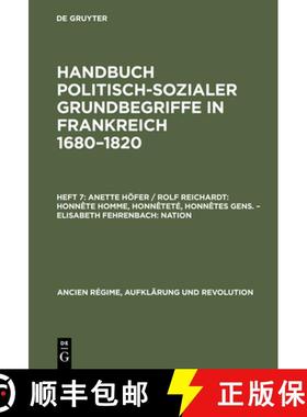 预订 Anette Hoefer / Rolf Reichardt: Honnete homme, Honnetete, Honnetes gens. - Elisabeth Fehrenbach:... [9783486536713]