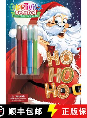 【3-4周达】HO HO HO: Colortivity with Scented Twist Crayons [9781645886396]