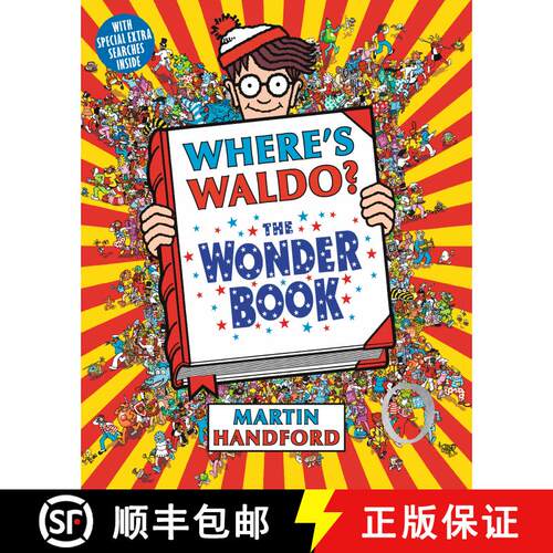 【3-4周达】Where's Waldo? The Wonder Book: (A Hidden Object Activity Book with Search & Find Puzzles ... [9781536213089]