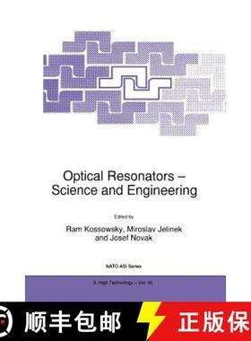 【3-4周达】Optical Resonators -- Science and Engineering [9789048150007]