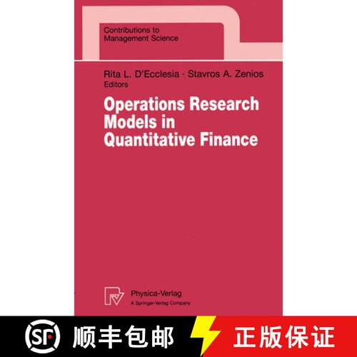 【3-4周达】Operations Research Models in Quantitative Finance: Proceedings of the XIII Meeting EURO W... [9783790808032]