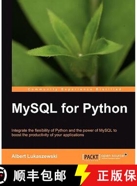 预订 MySQL for Python: Database Access Made Easy [9781849510189]