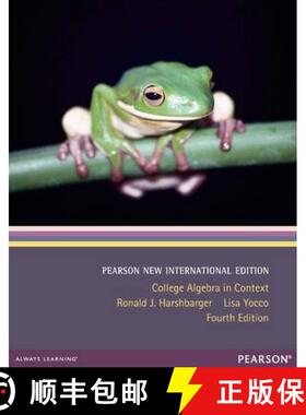【3-4周达】College Algebra in Context Pearson New International Edition, plus MyMathLab without eText [9781447968221]