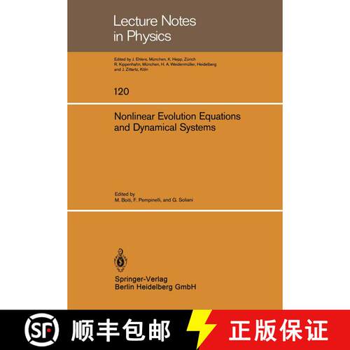 【3-4周达】Nonlinear Evolution Equations and Dynamical Systems: Proceedings of the Meeting Held at th... [9783540099710]