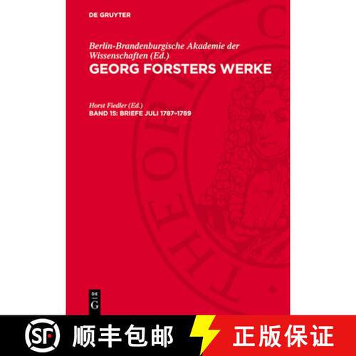 【3-4周达】精装 Briefe. Juli 1787-1789: Gfw-B, Band 15 [9783112776407]