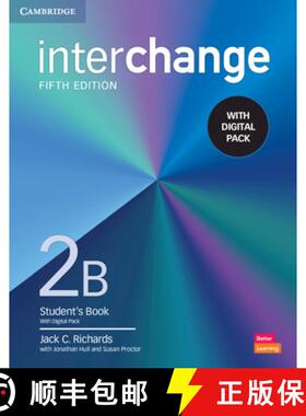 【3-4周达】Interchange Level 2b Student's Book with Digital Pack [With eBook] [9781009040716]