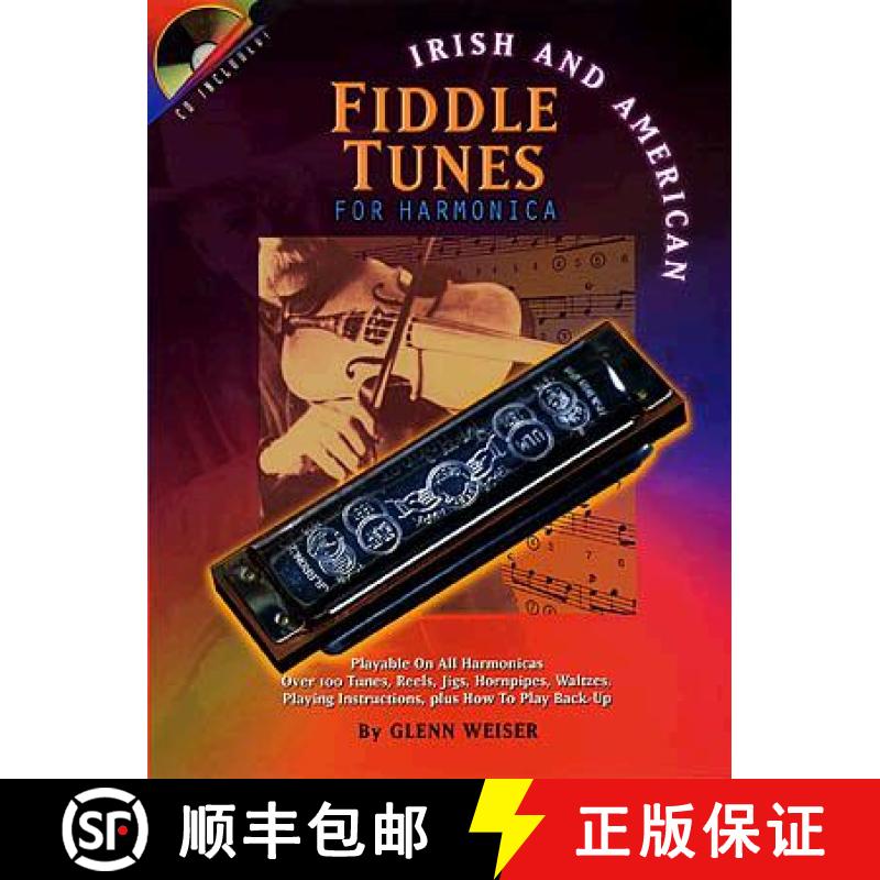 【3-4周达】Irish and American Fiddle Tunes for Harmonica [With CD (Audio)] [9780931759109]