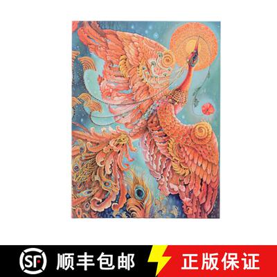 【3-4周达】精装 Firebird (Birds of Happiness) Ultra Unlined Hardback Journal (Elastic Band Closure) [9781439796801]
