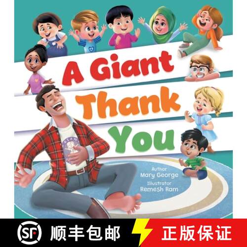 【3-4周达】A Giant Thank You!: An Interactive and Fun Children's Picture Book About Manners for Kids ... [9781068830822]
