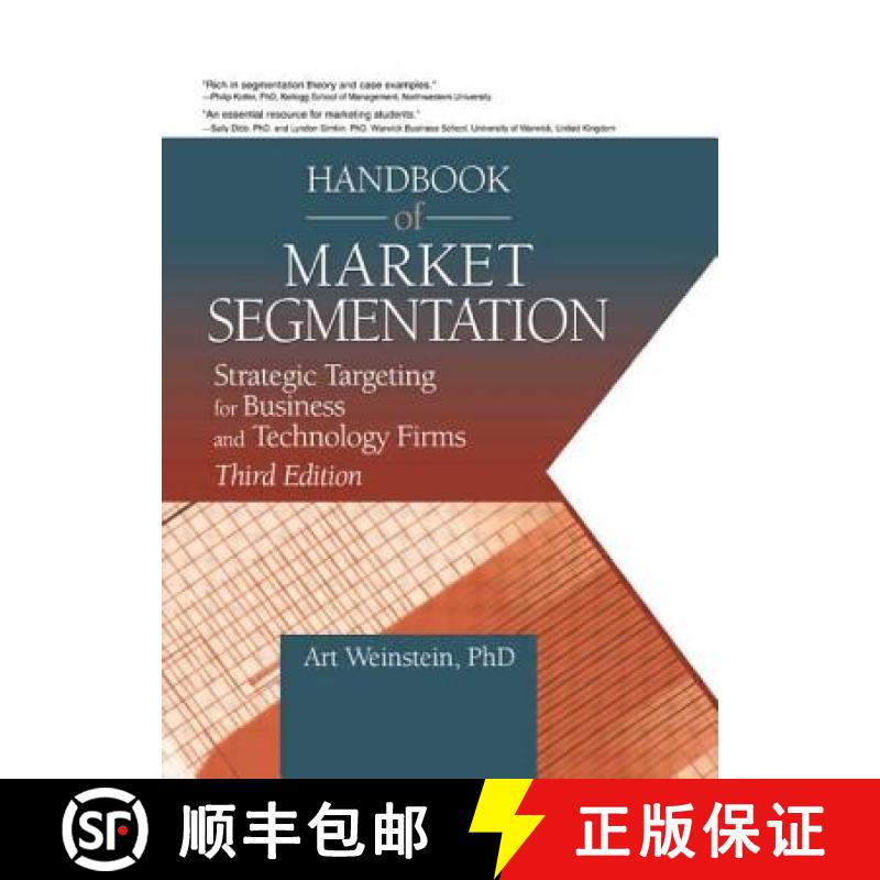 【3-4周达】Handbook of Market Segmentation: Strategic Targeting for Business and Technology Firms, Th... [9780789021571]