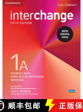 【3-4周达】Interchange Level 1a Full Contact with Digital Pack [9781009040679]
