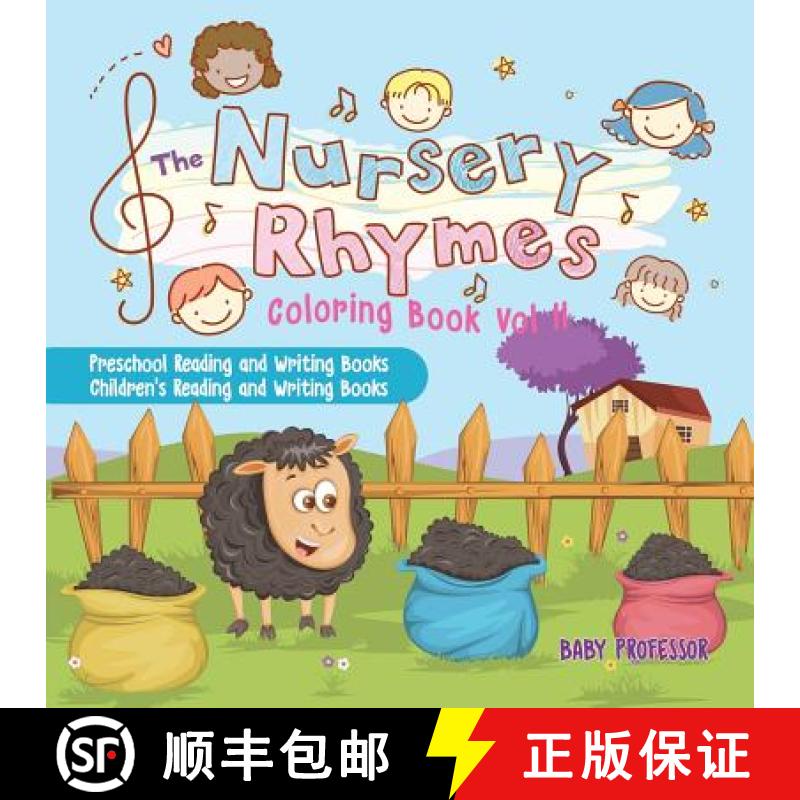 【3-4周达】The Nursery Rhymes Coloring Book Vol II - Preschool Reading and Writing Books | Children's... [9781541925670]