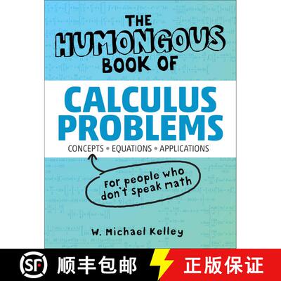【3-4周达】The Humongous Book of Calculus Problems (Reissue) (Reissue) [9781592575121]