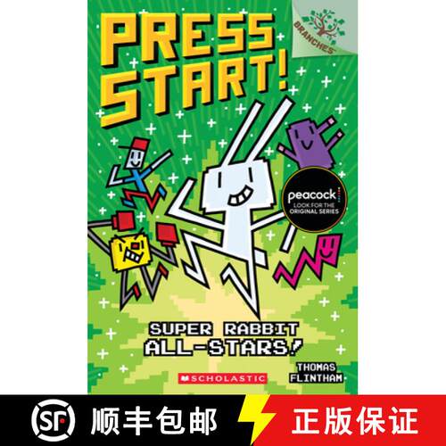 【3-4周达】Super Rabbit All-Stars!: A Branches Book (Press Start! #8): A Branches Book Volume 8 [9781338239843]