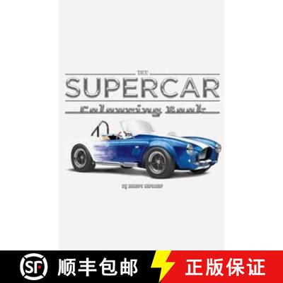 【3-4周达】精装 Supercar Colouring Book [9781786293817]