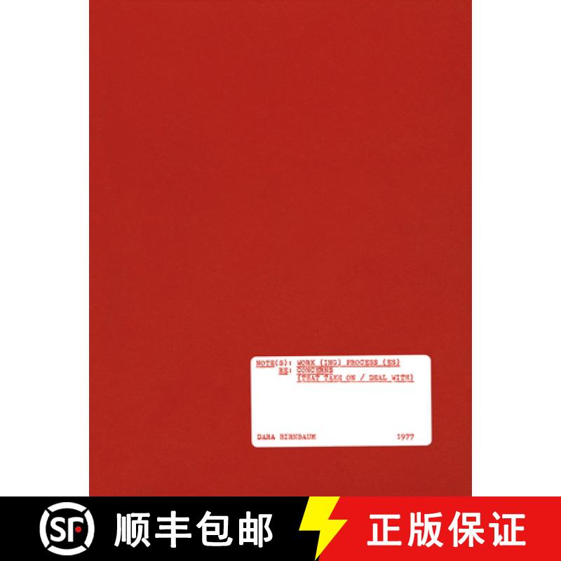 【3-4周达】Dara Birnbaum: Note(s): Work(ing) Process(es) RE: Concerns (That Take on / Deal With) [9781734489774]