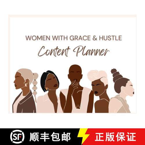 【3-4周达】Women With Grace & Hustle Content Planner [9781087952864]