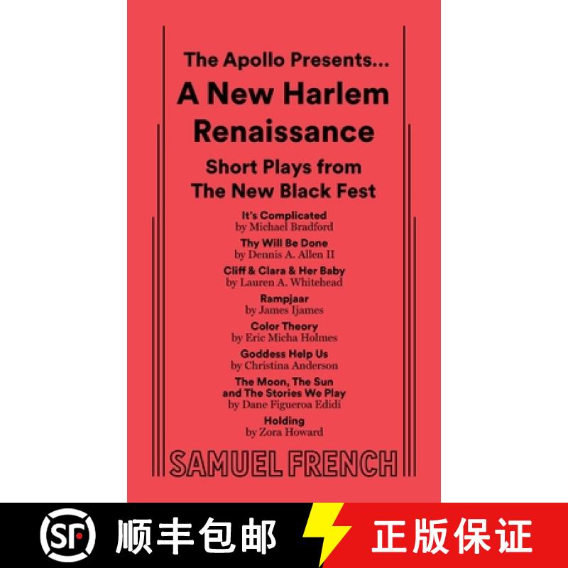 【2-3周达】The Apollo Presents... a New Harlem Renaissance: Short Plays from the New Black Fest [9780573710940]