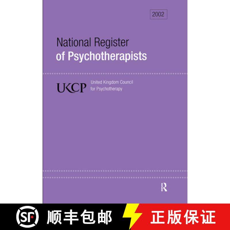 【3-4周达】National Register of Psychotherapists 2002 [9781583912492]