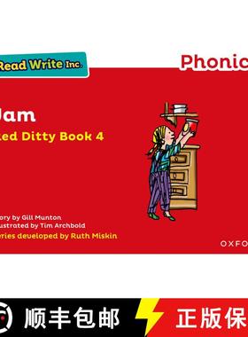【3-4周达】Read Write Inc. Phonics: Jam (Red Ditty Book 4) [9780198371229]