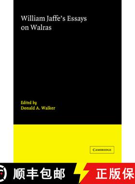 【3-4周达】William Jaffe's Essays on Walras [9780521251426]