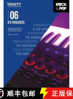【3-4周达】Trinity College London Rock & Pop 2018 Keyboards Grade 6 [9780857366627]