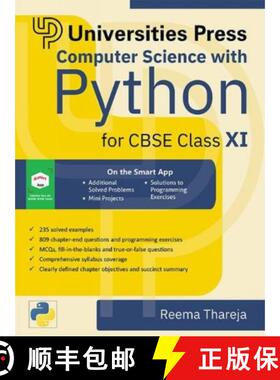【3-4周达】Computer Science with Python for Cbse Class XI [9789389211900]
