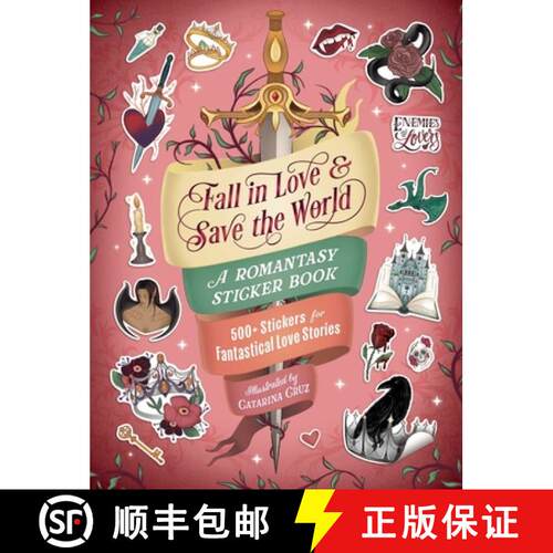 【3-4周达】The Romantasy Sticker Book: 500+ Stickers for Fantastical Love Stories [9781507223932]