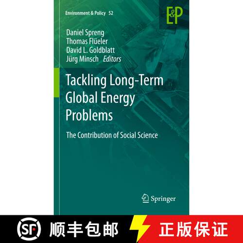 【3-4周达】精装 Tackling Long-Term Global Energy Problems: The Contribution of Social Science [9789400723320]